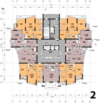 Малиновського, 8 - План 2 поверху